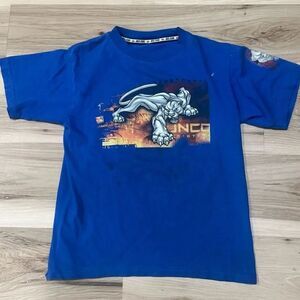 JNCO Jeans Y2K Vintage Jaguar Short Sleeve Shirt Kids Boys 10/12